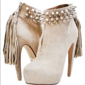 Jeffery Campbell suede booties
